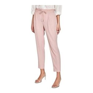 ZARA Pink Pleated Drawstring Pull-On Pants Women’s Size M NWOT Lightweight
